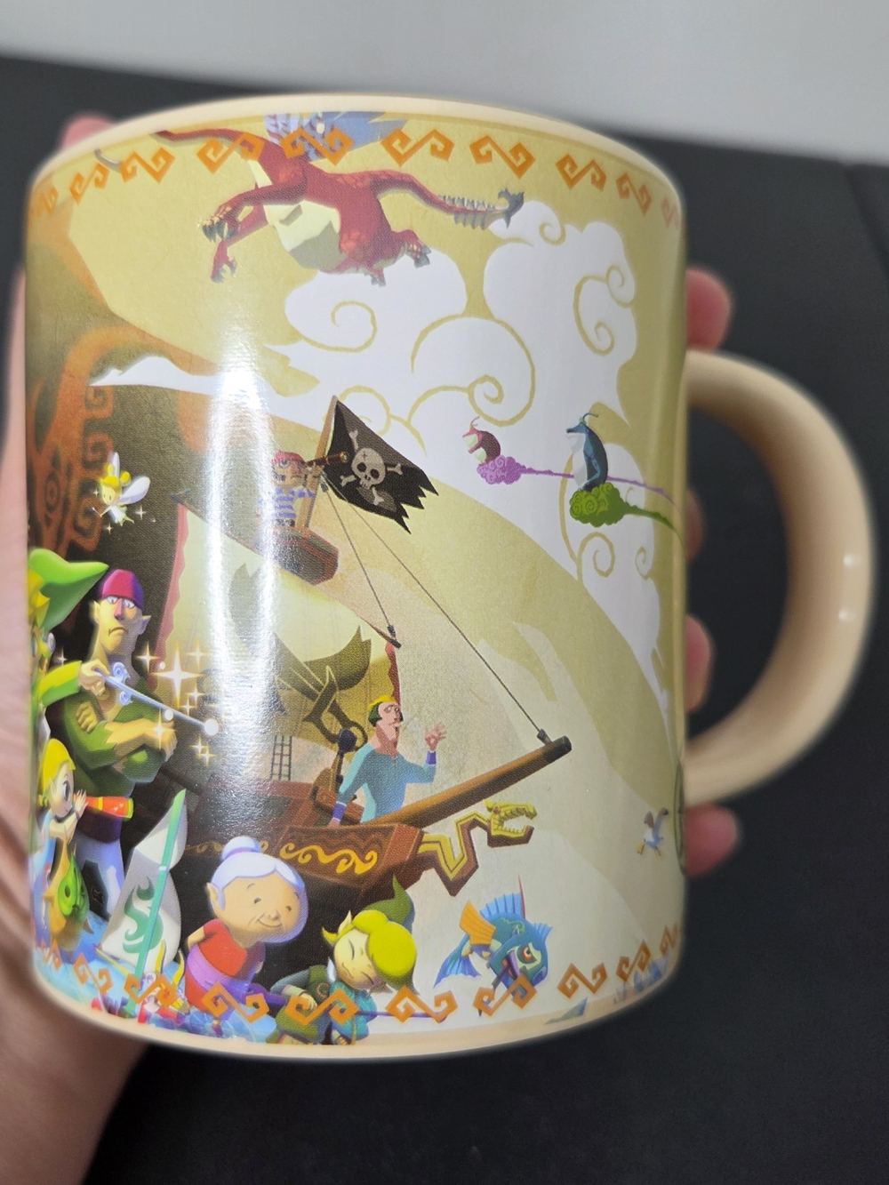 Nintendo The Legend Of Zelda Wind Waker Character Ceramic Mug